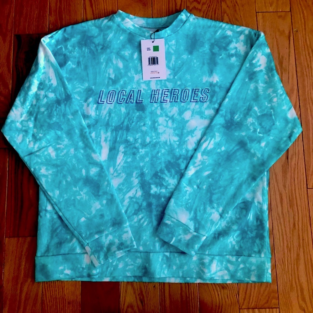 Brand new local heroes sweat shirt